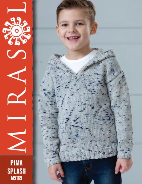 Model photograph of "Kids Hooded Sweater"