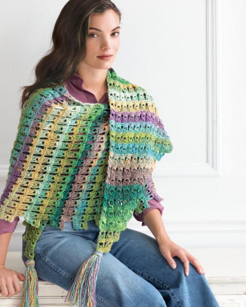 image preview of design '30 - Broomstick Lace Shawl'