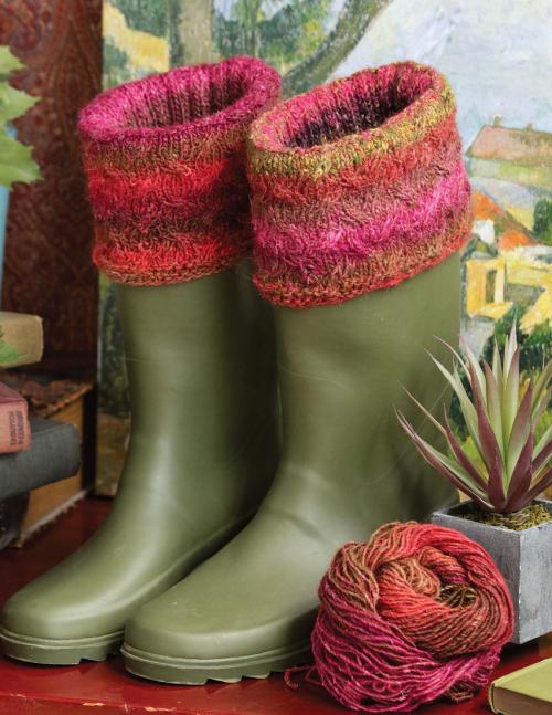 image preview of design '14 - Cabled Boot Toppers'