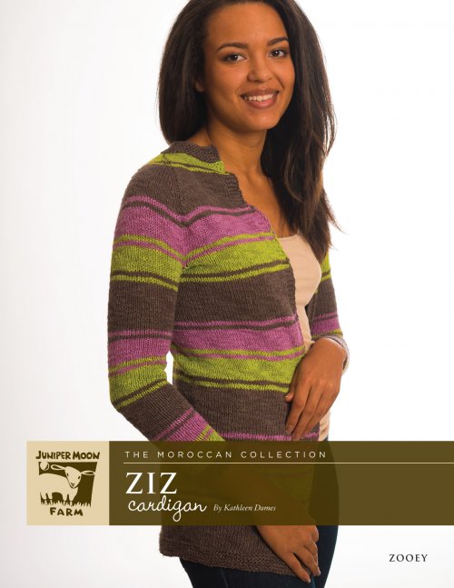 Model photograph of "Ziz Cardigan"