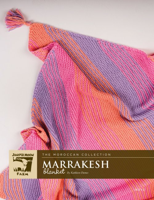 Model photograph of "Marrakesh Blanket"
