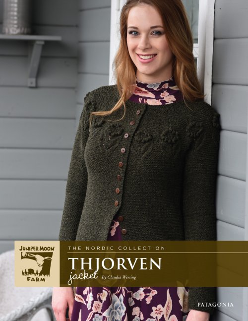 Model photograph of "Thjorven Jacket"
