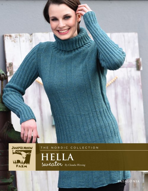 Model photograph of "Hella Sweater"