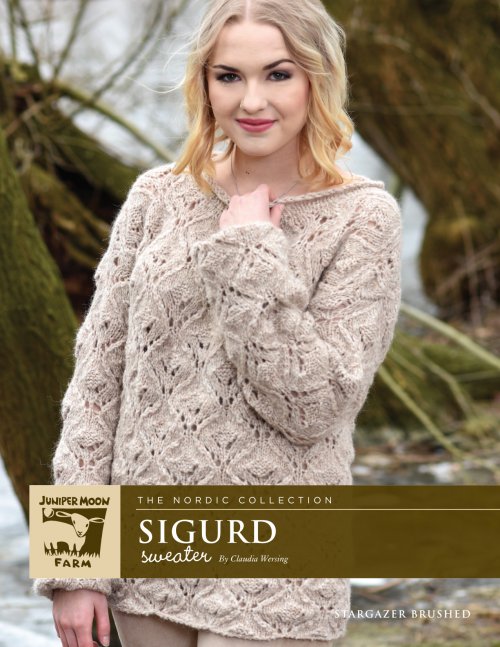 Model photograph of "Sigurd Sweater"