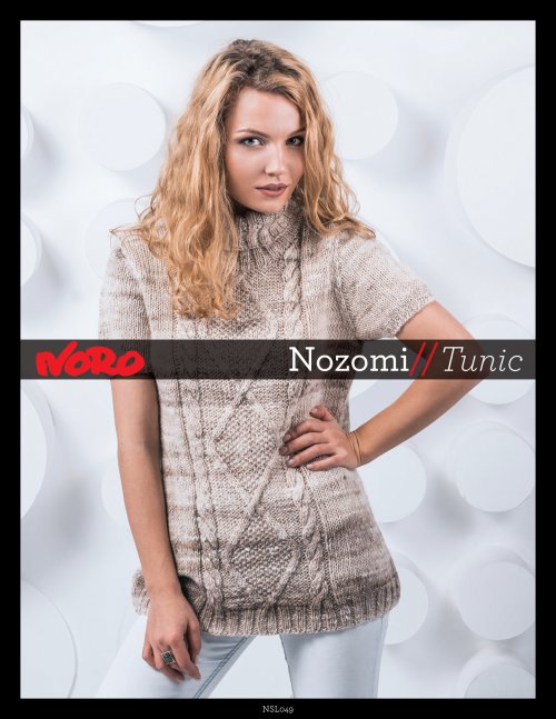 Model photograph of "Nozomi Tunic"