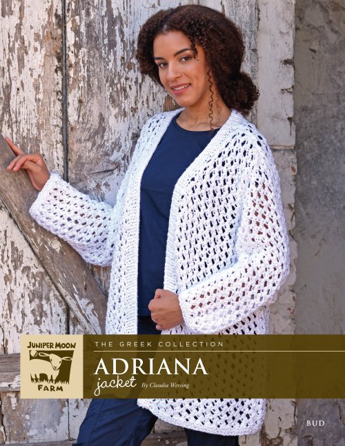 Model photograph of "Adriana Jacket"