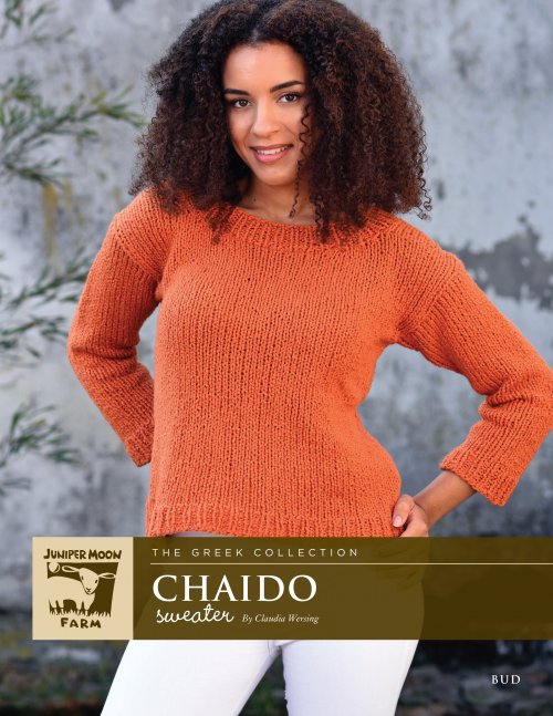 Model photograph of "Chaido Sweater"