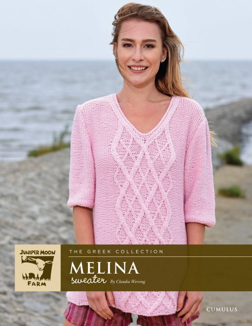Model photograph of "Melina Sweater"