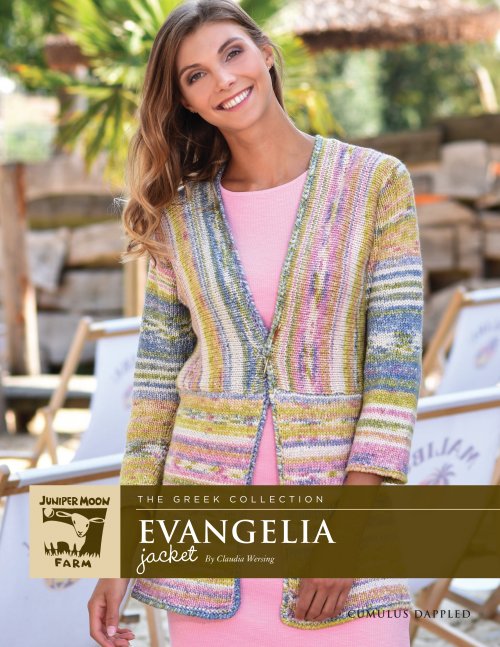 Model photograph of "Evangelia Jacket"