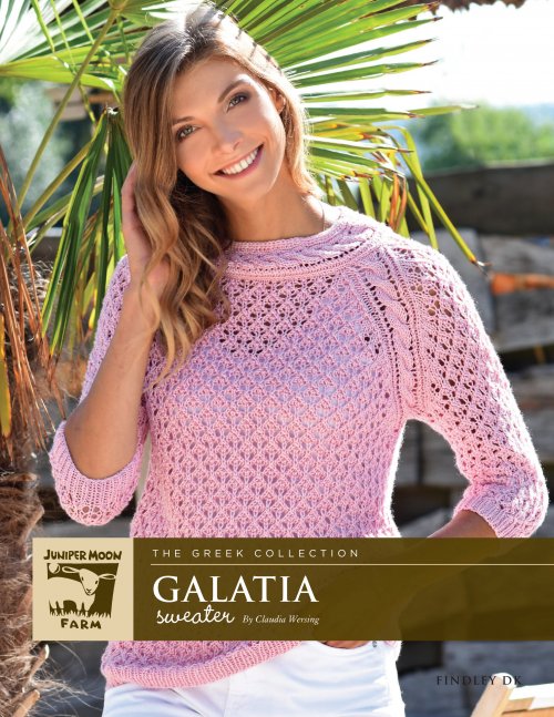 Model photograph of "Galatia Sweater"