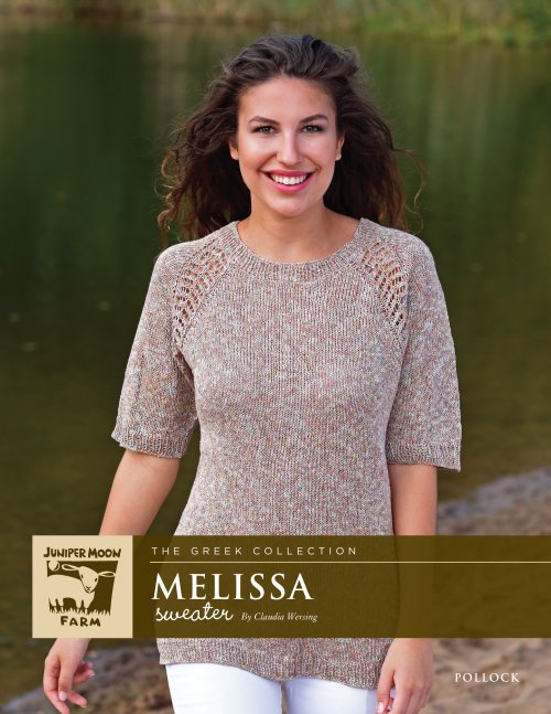 Model photograph of "Melissa Sweater"