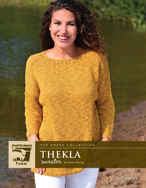 Model photograph of "Thekla Sweater"