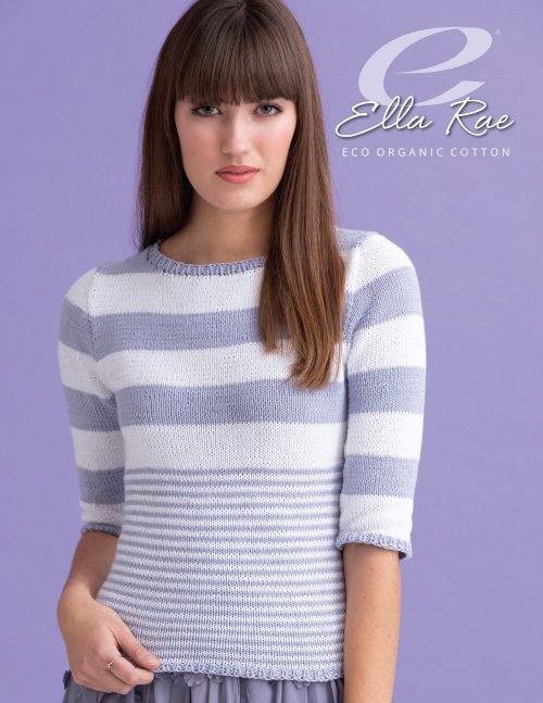 Model photograph of "Solange Pullover"