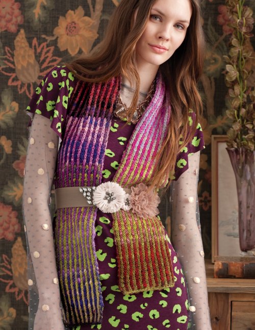 Model photograph of "03 - Reversible Scarves"