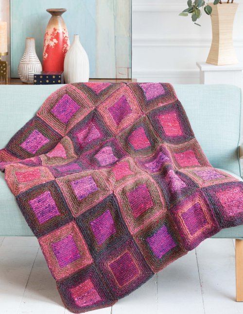 Model photograph of "21 - Square In A Square Blanket"