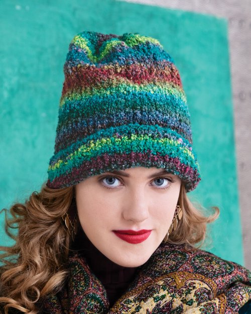 Model photograph of "15 - Slouchy Hat"