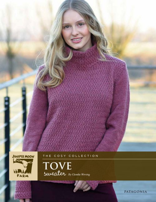 Model photograph of "Tove Sweater"