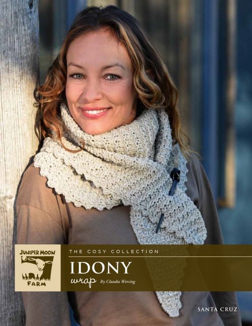 Model photograph of "Idony Wrap"