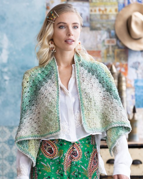 Model photograph of "03 - Crochet Vest"