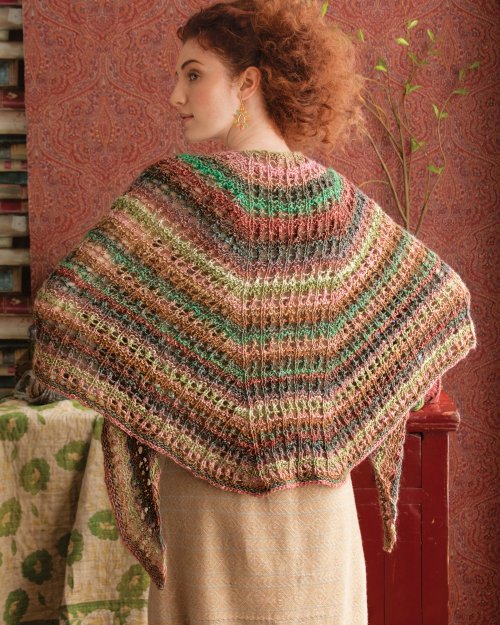 image preview of design '31 - Columned Lace Shawl'