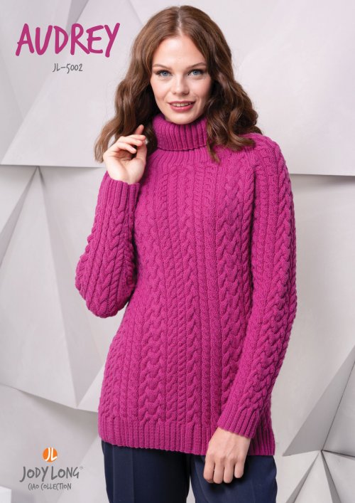 Model photograph of "Audrey Sweater"