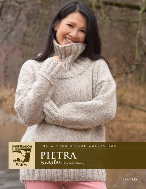 Model photograph of "Pietra Sweater"
