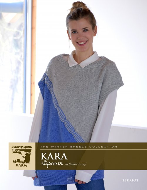 Model photograph of "Kara Slipover"