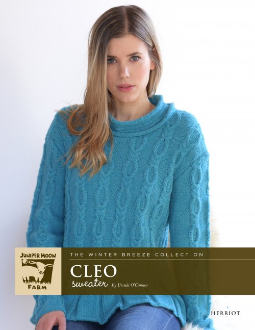Model photograph of "Cleo Sweater"