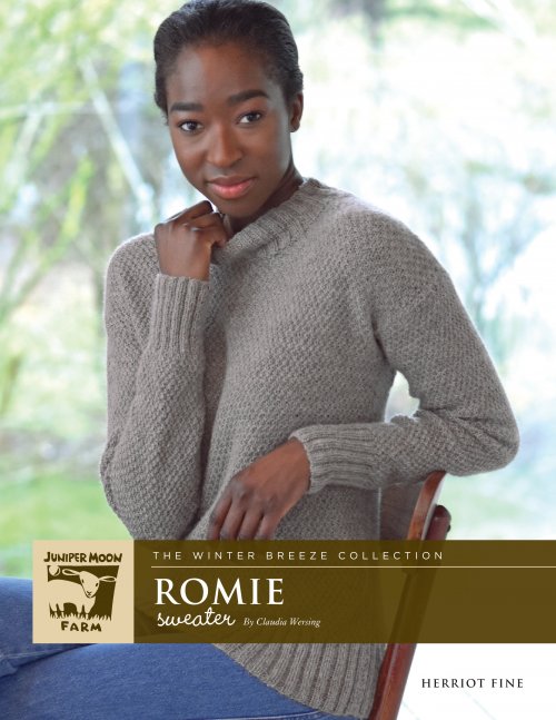 Model photograph of "Romie Sweater"