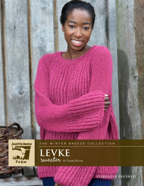 Model photograph of "Levke Sweater"