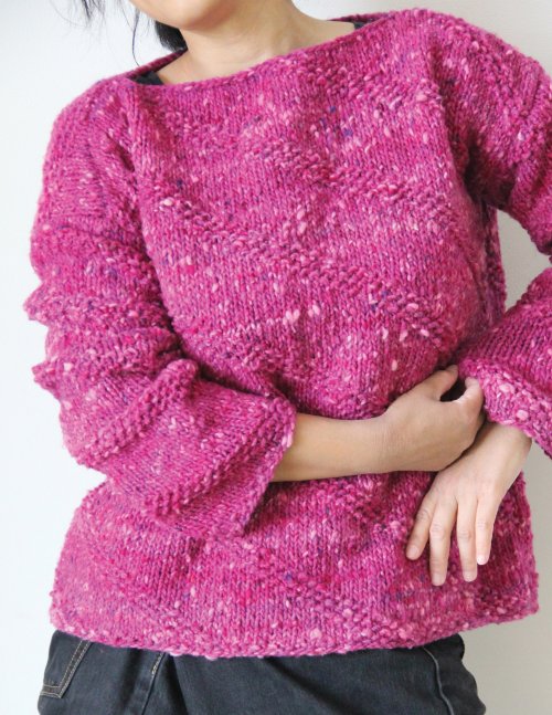 image preview of design '25 - Slant Stitch Pullover'