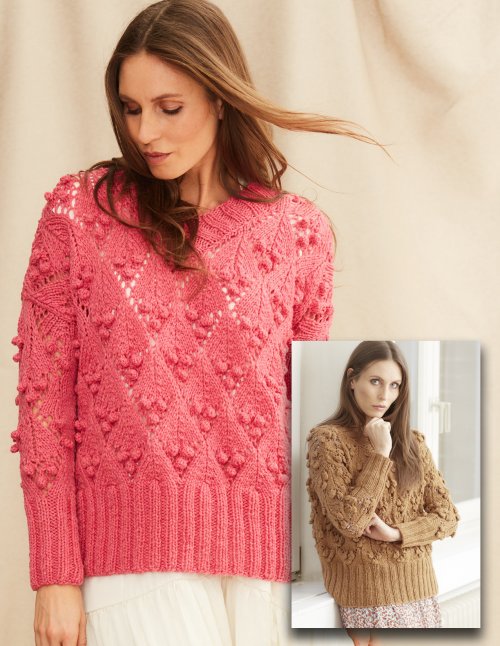image preview of design 'G0622 Graziana 1 & 2 - V-Neck Sweater'