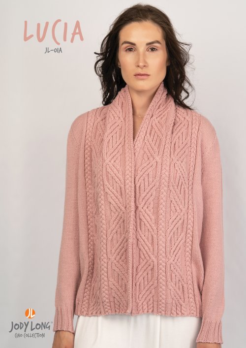 Model photograph of "Lucia Cardigan"