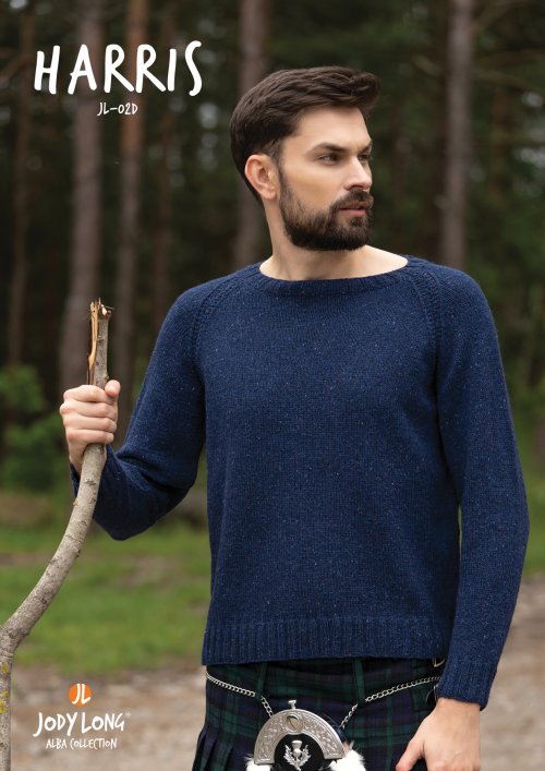 Model photograph of "Harris Sweater"