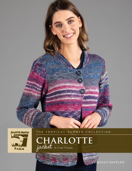 Model photograph of "Charlotte Jacket"