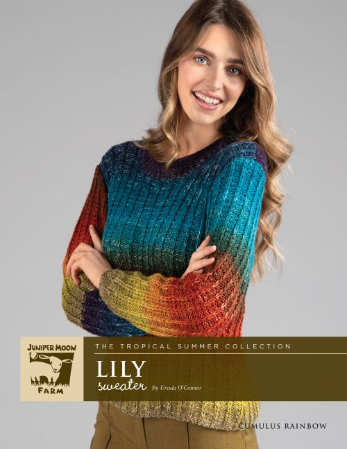 Model photograph of "Lily Sweater"