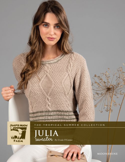 Model photograph of "Julia Sweater"