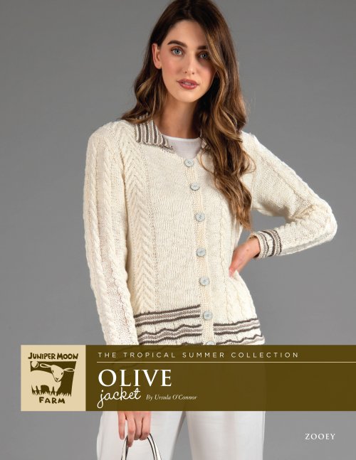 Model photograph of "Olive Jacket"