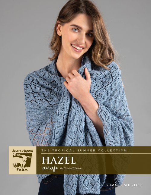 Model photograph of "Hazel Wrap"
