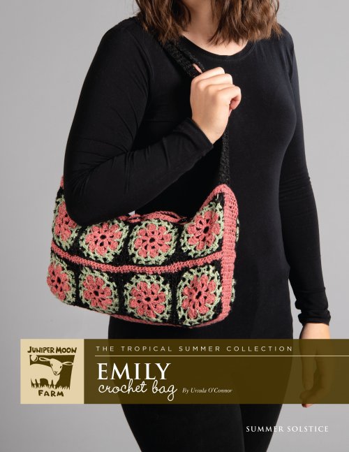 Model photograph of "Emily Crochet Bag"