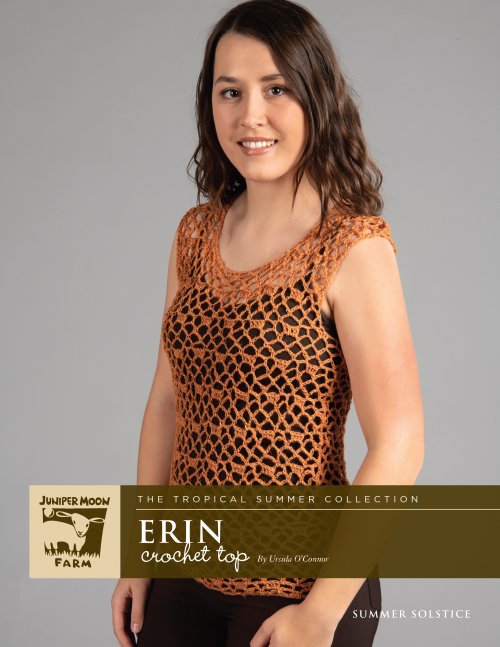 Model photograph of "Erin Crochet Top"