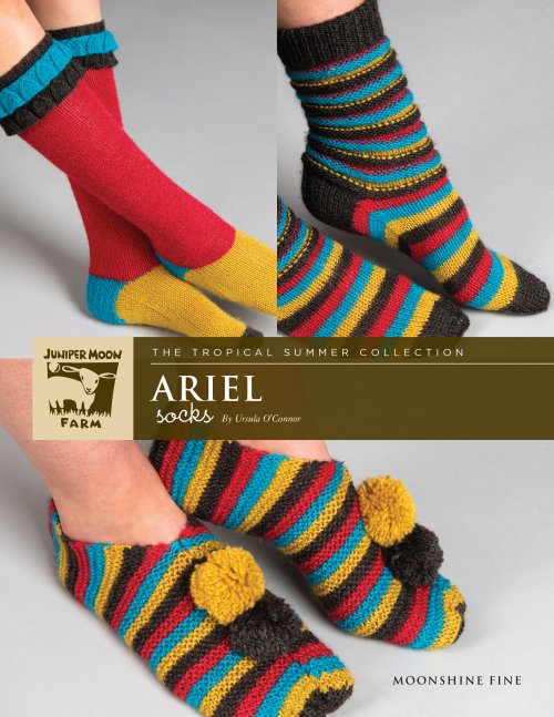 Model photograph of "Ariel Socks"