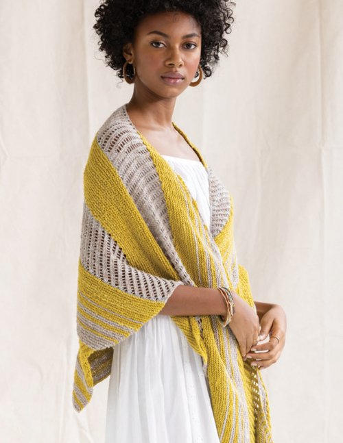 image preview of design '06 - Summer Citrus Shawl'