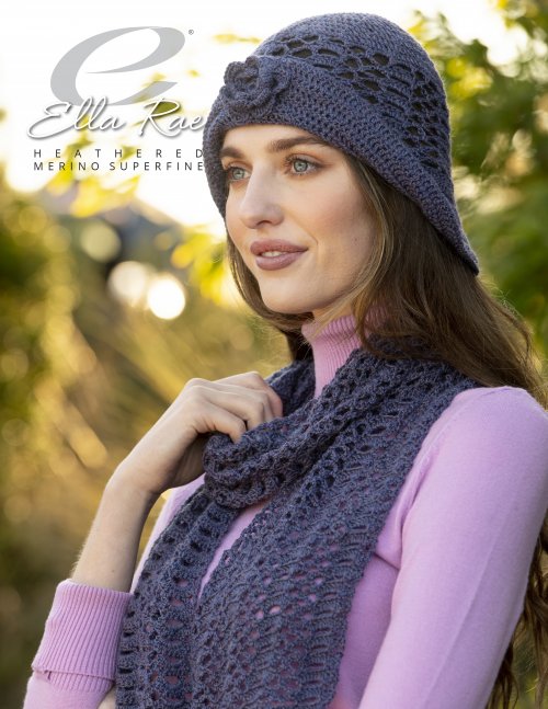 image preview of design 'Karla Crochet Hat & Scarf'