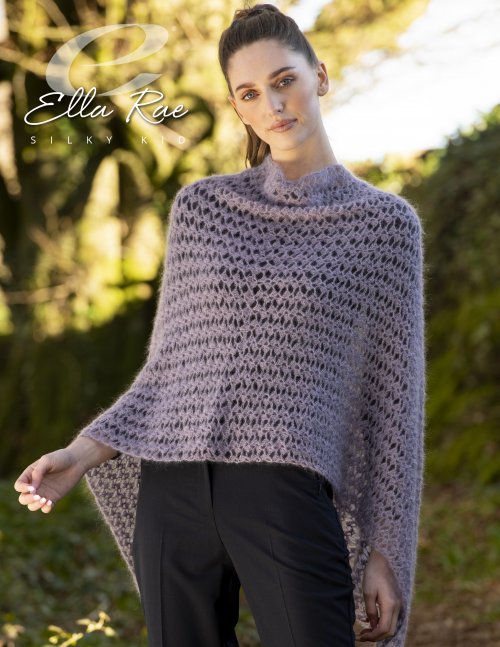 image preview of design 'Faye Crochet Poncho'