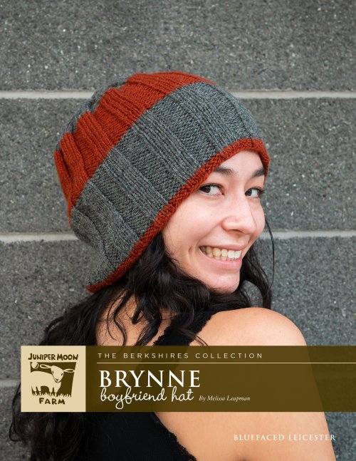 Model photograph of "Brynne Boyfriend Hat"