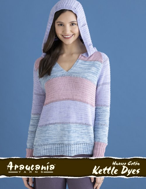 Model photograph of "Wild Rose Hoodie"