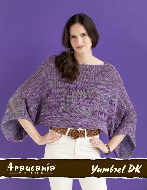 image preview of design 'Azalea Sleeved Poncho'