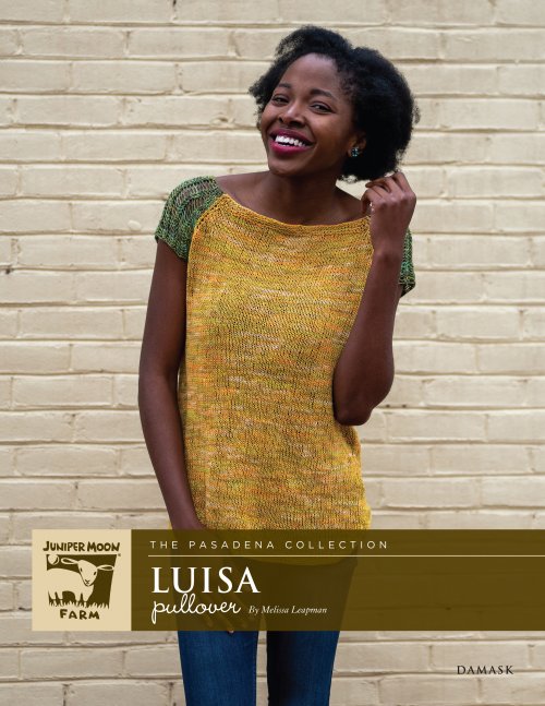 Model photograph of "Luisa Pullover"