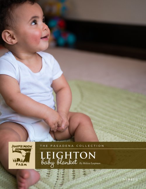 Model photograph of "Leighton Baby Blanket"